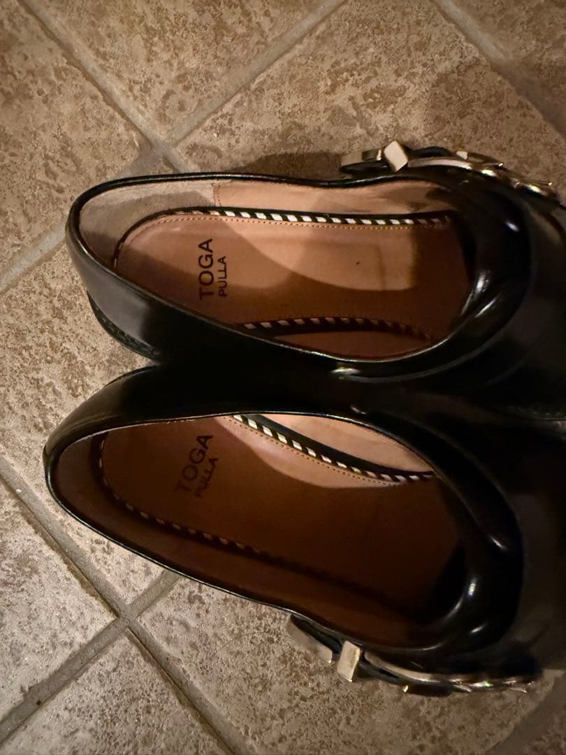 【今だけ‼️】TOGA 2バックル ウェスタン オックスフォード