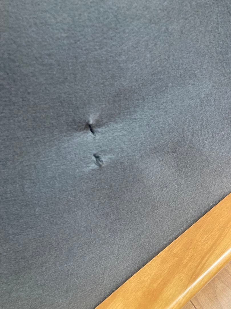 ジャンク品 カリモク1人掛けソファ