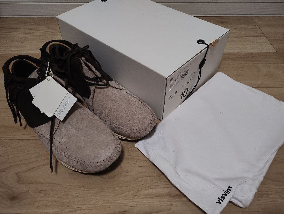 [未使用] VISVIM FBT WAXED 2-TONE BEIGE
