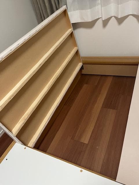 販売〜2/28まで【美品】ニトリ クイーンベッドフレーム ブラウン(カイト3)