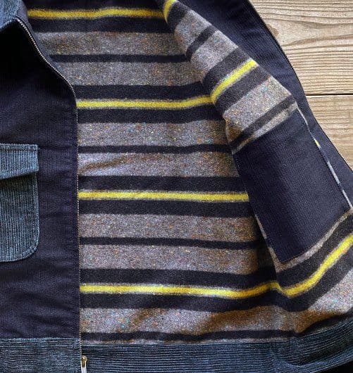 BROWN by 2-tacs インディゴ バトル ジャケット M