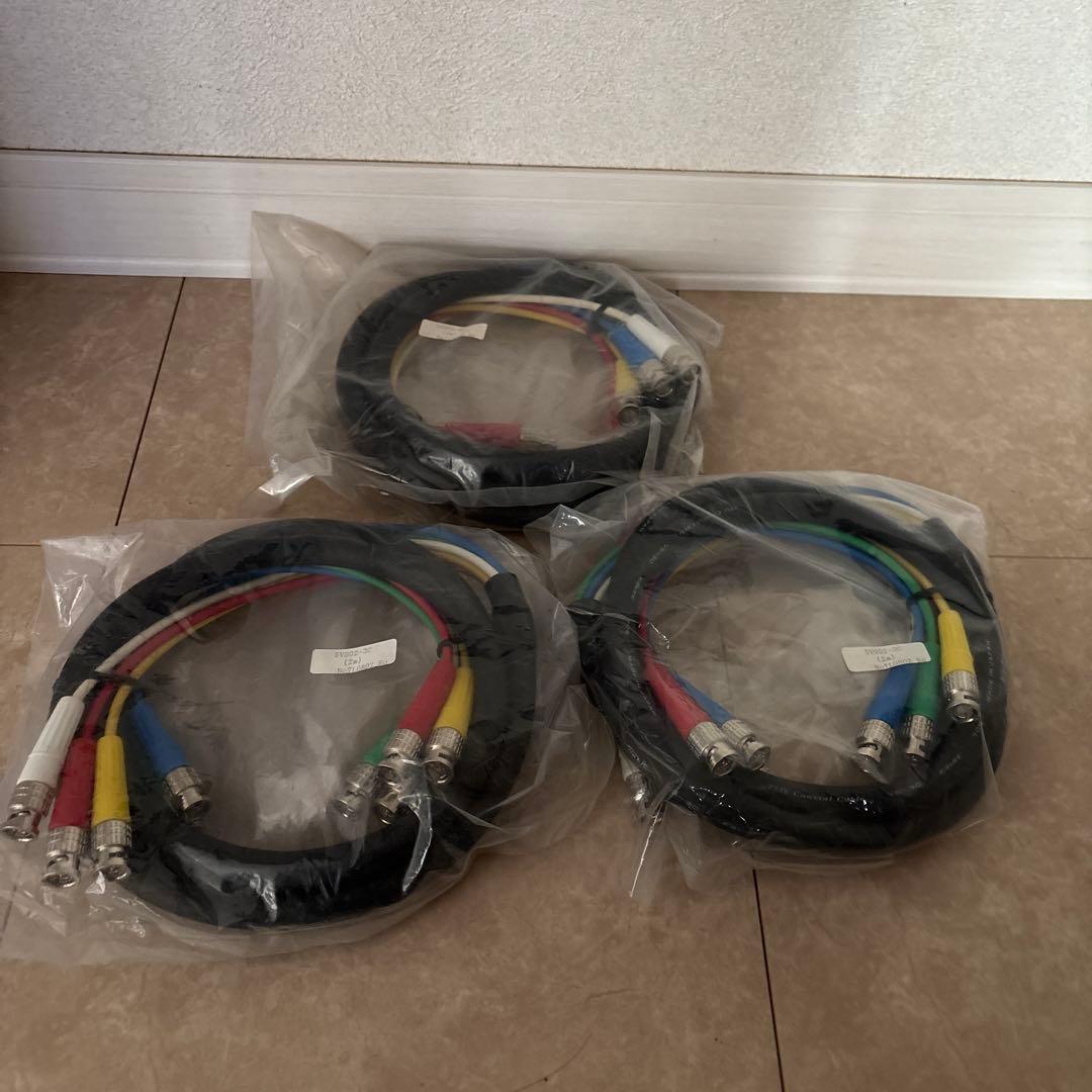 CANARE 5VS02-3C 2m BNCマルチケーブル　　3本set