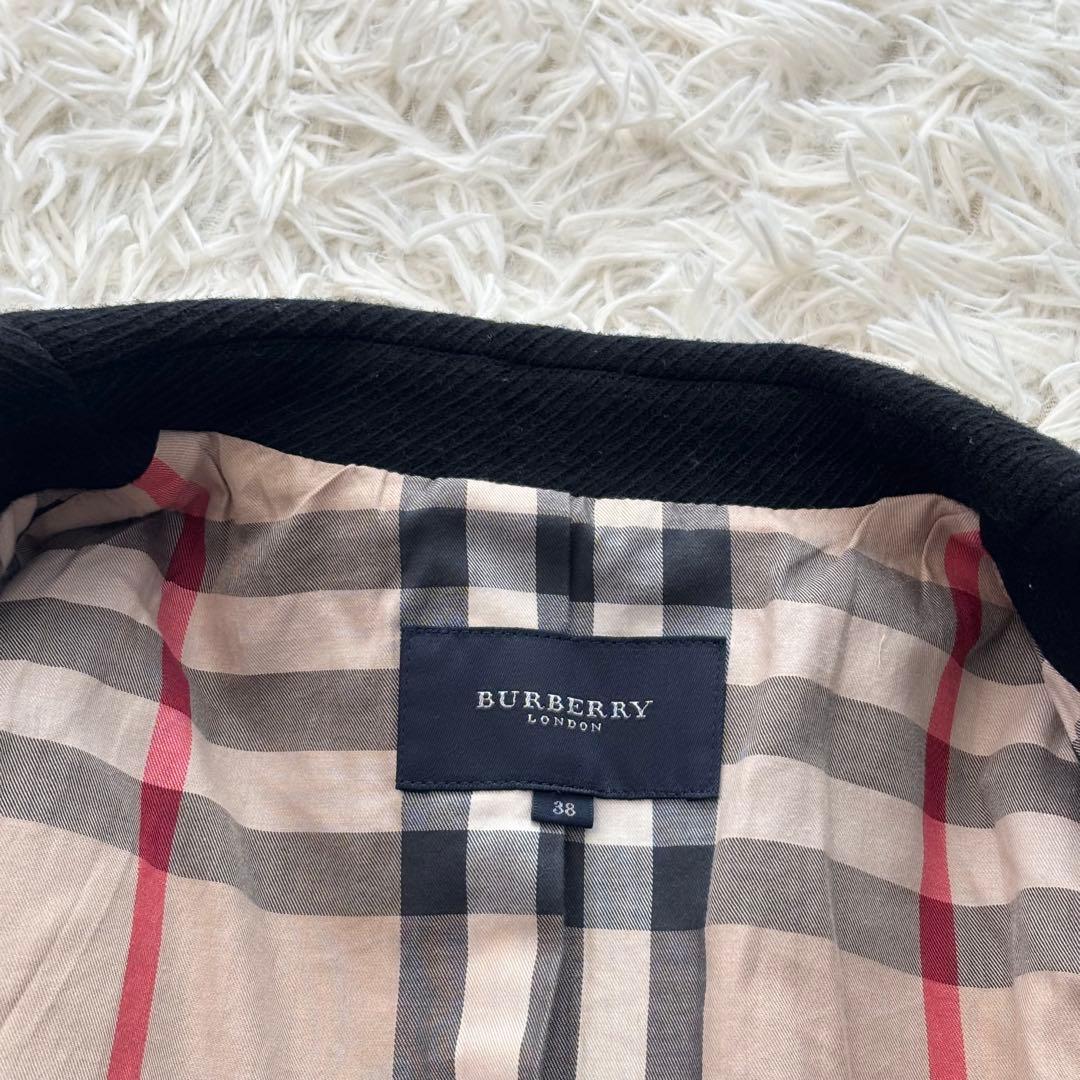 ✨美品✨ バーバリーロンドン テーラードジャケット メガチェック ロゴ刻印ボタン