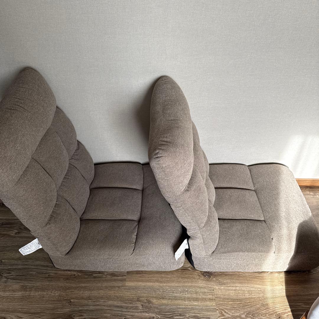 ニトリ つながるハイバック座椅子　2個セット