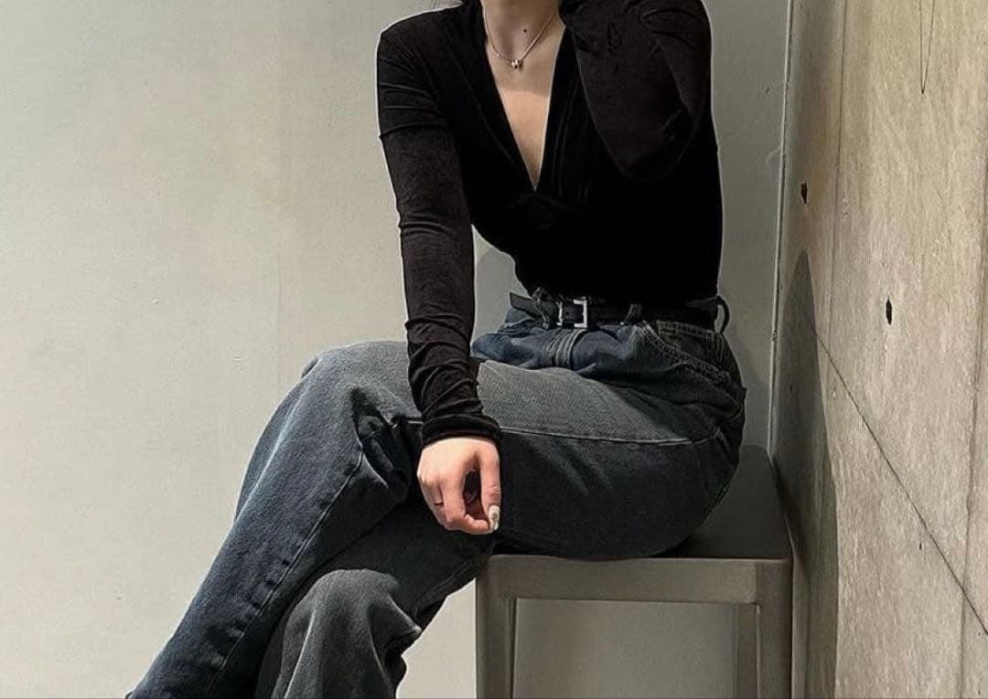 fetico×additionadelaide ベロアボディスーツ