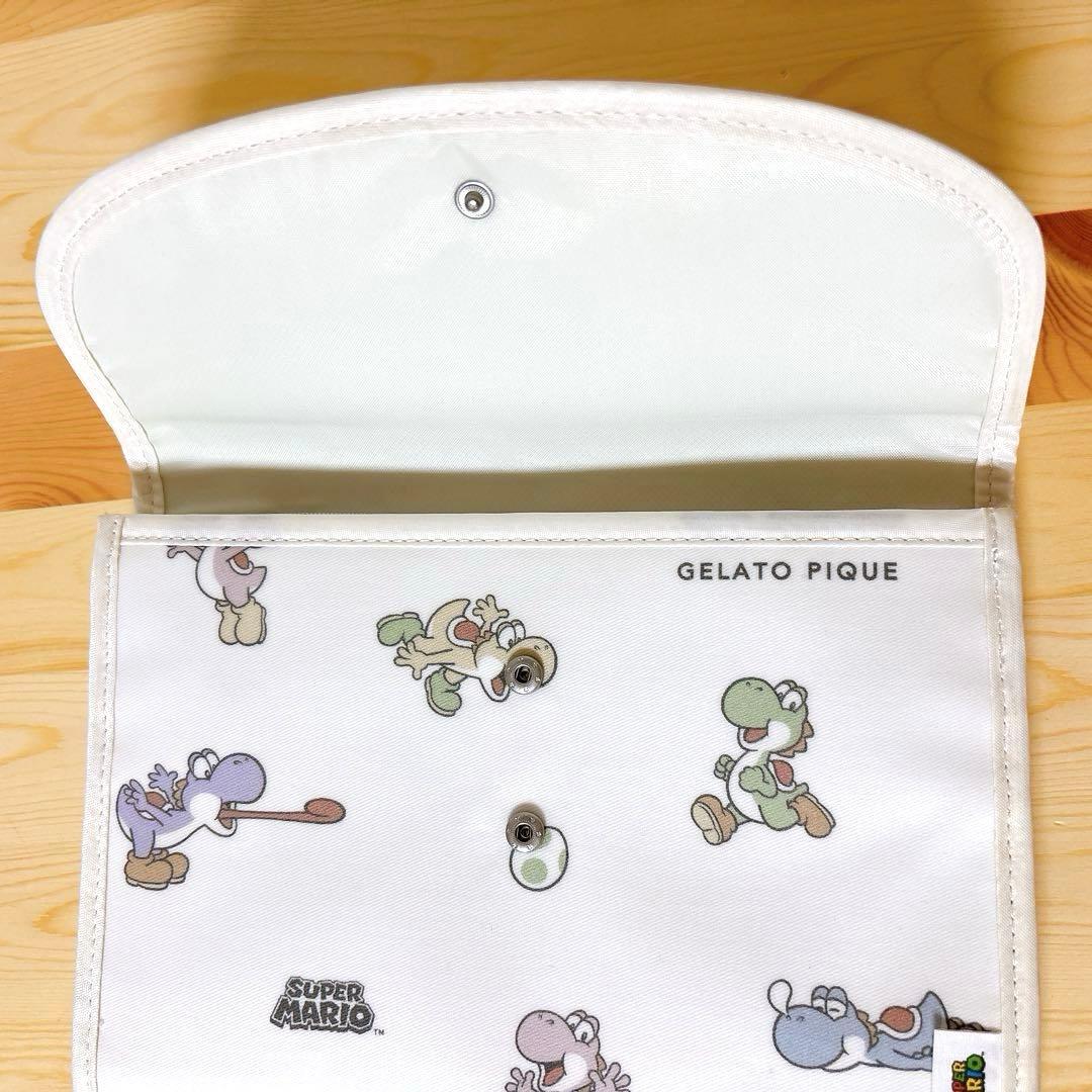 ジェラートピケ 母子手帳ケース ヨッシー Mサイズ