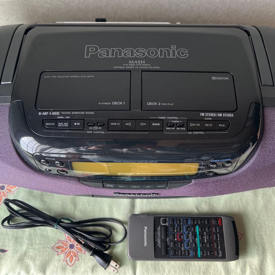 パナソニック　CDラジカセ　バブルラジカセ　RX-DT901 メンテナンス品
