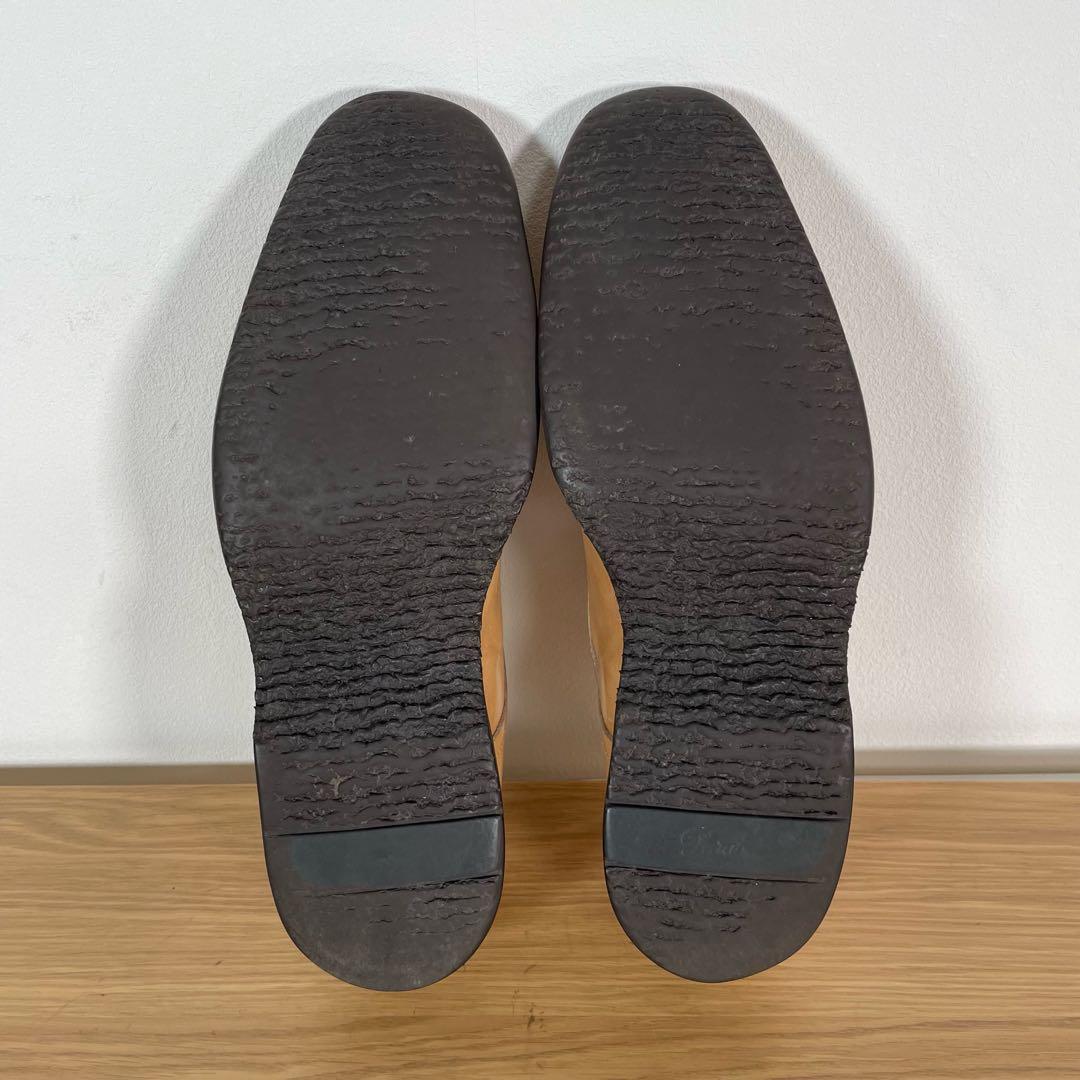 パラブーツ　ビジネスシューズ　革靴　キャメル　9.5