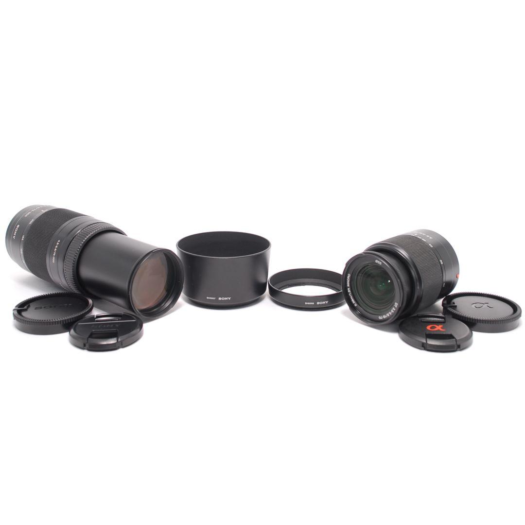 ❤即購入1000円OFF❤美品❤ SONY α55 超望遠レンズ ダブルズーム