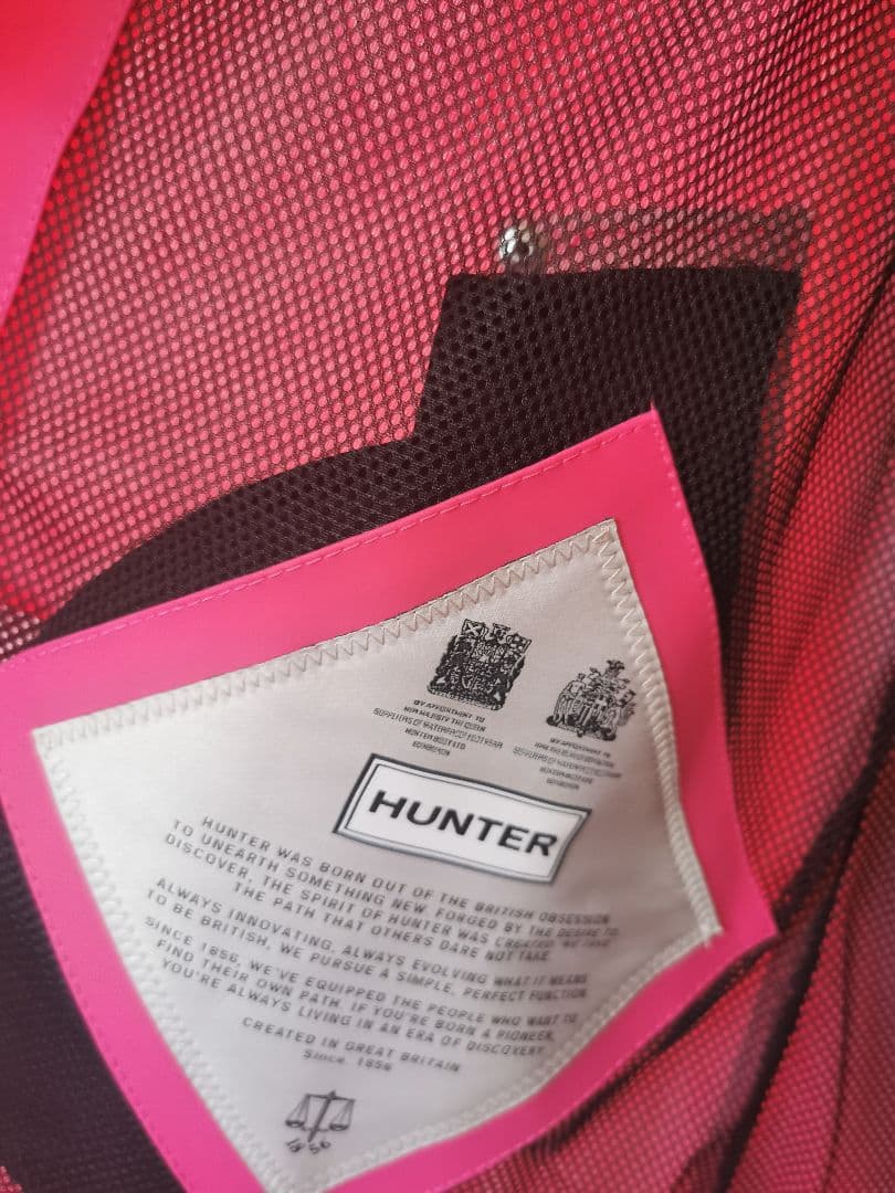 HUNTER ORIGINAL ピンク レインコート　ピンク　かわいい　おしゃれ