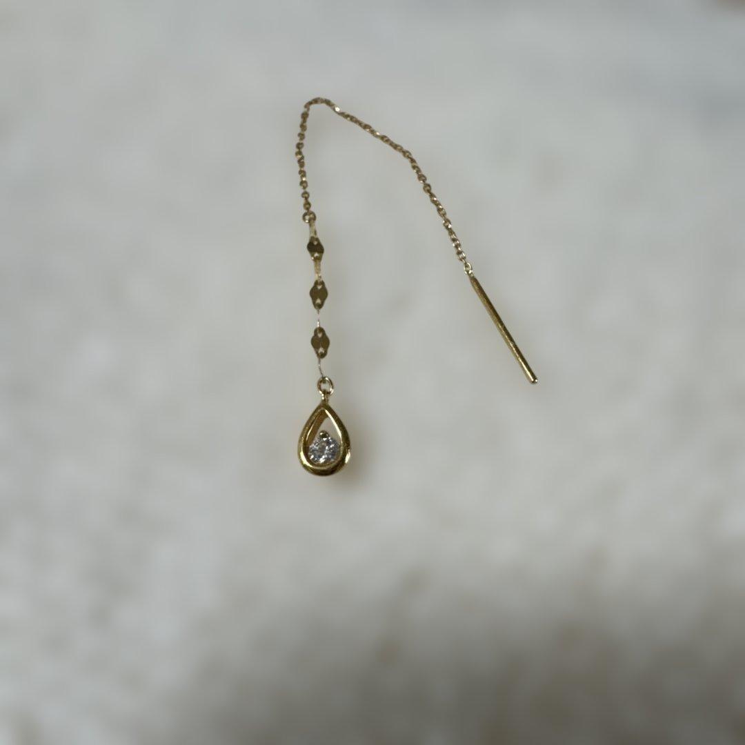 TSUTSUMI ツツミ　K18 YG ピアス　片耳のみ