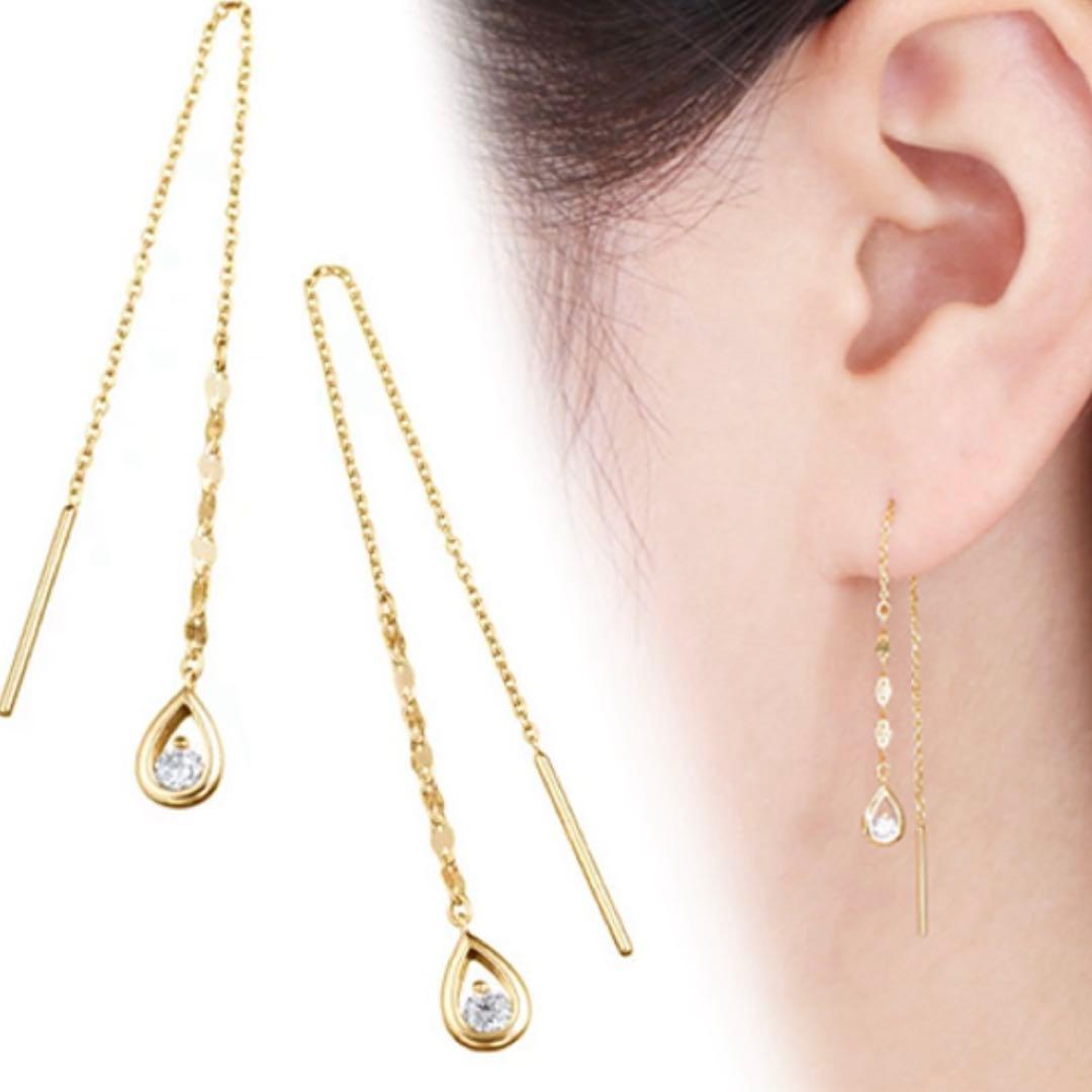 TSUTSUMI ツツミ　K18 YG ピアス　片耳のみ