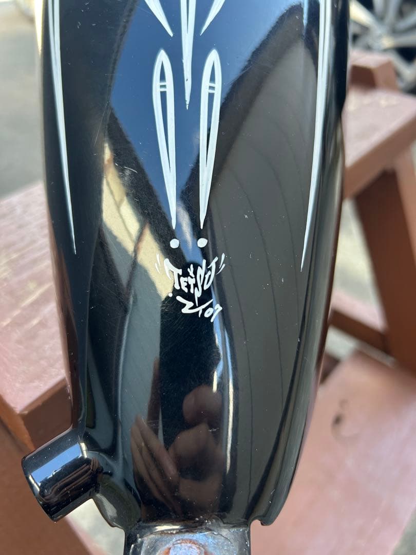 スポーツスター　タンク　社外　ピンスト　チョッパー