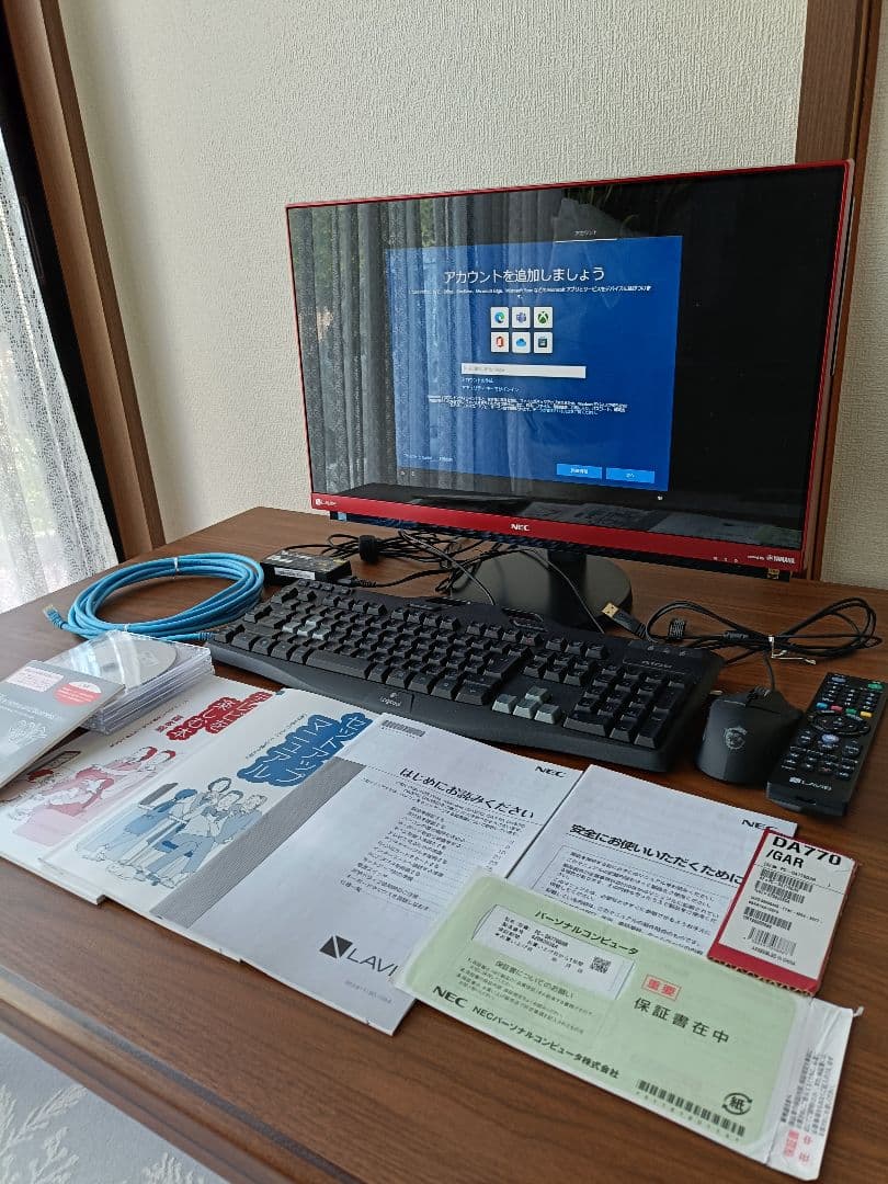 NEC　LAVIE Desk All-in-one DA770/GAR i7