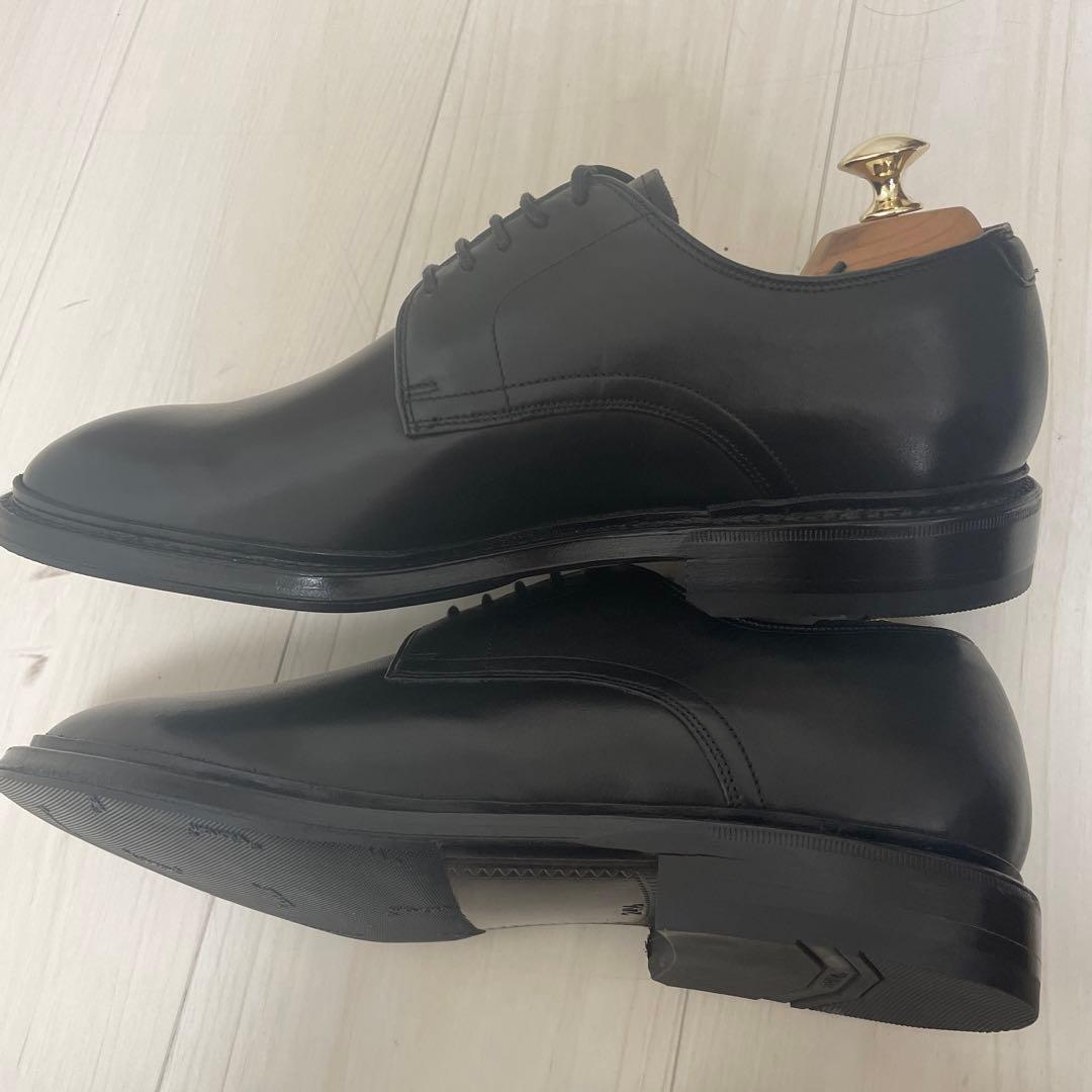 【未使用】リーガル　プレーントゥ　24.5 ブラック　J291 ハーフラバー付き