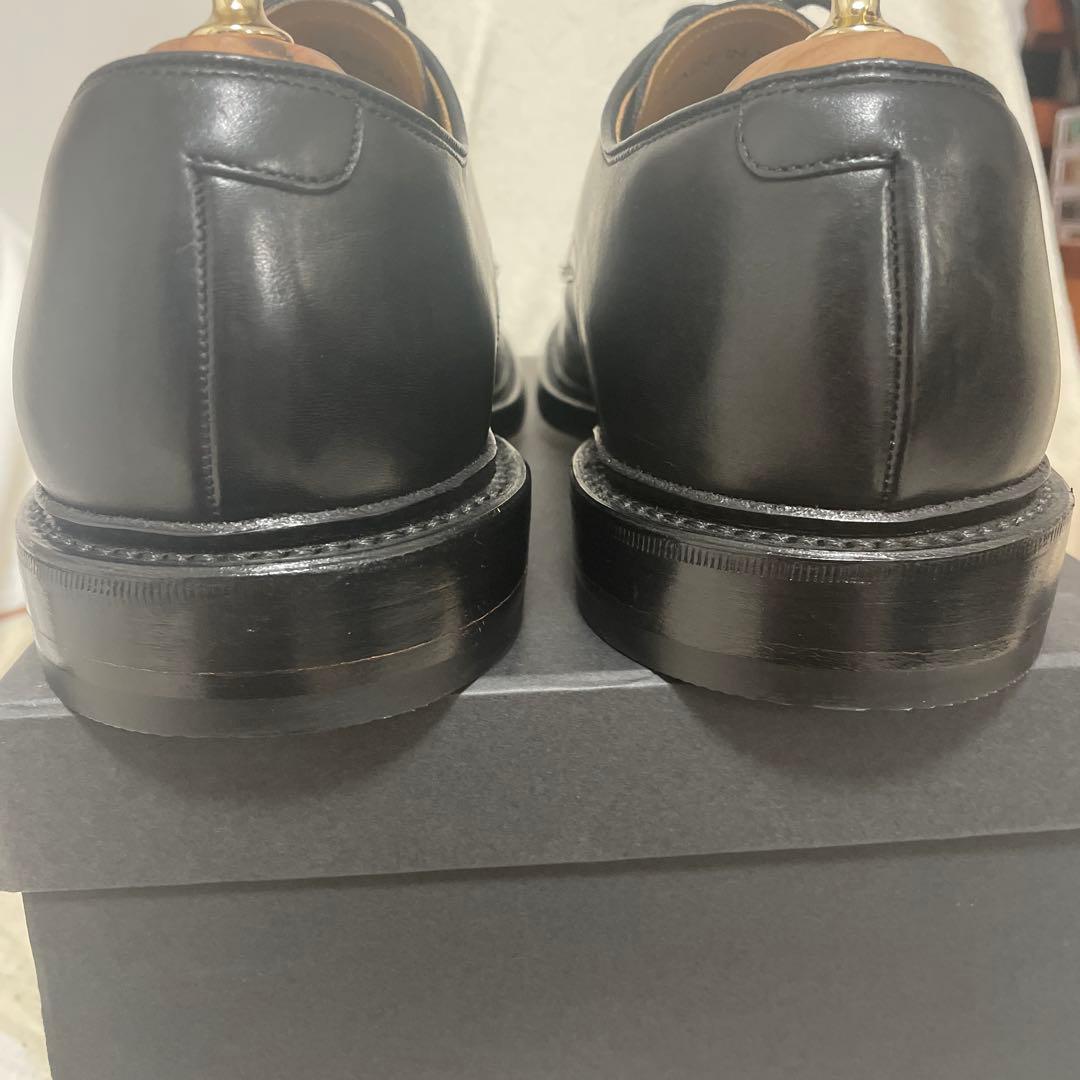 【未使用】リーガル　プレーントゥ　24.5 ブラック　J291 ハーフラバー付き