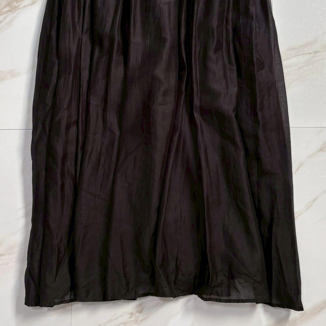 【極美品】Aya × CAROLINA GLASER フリルワンピース M 黒