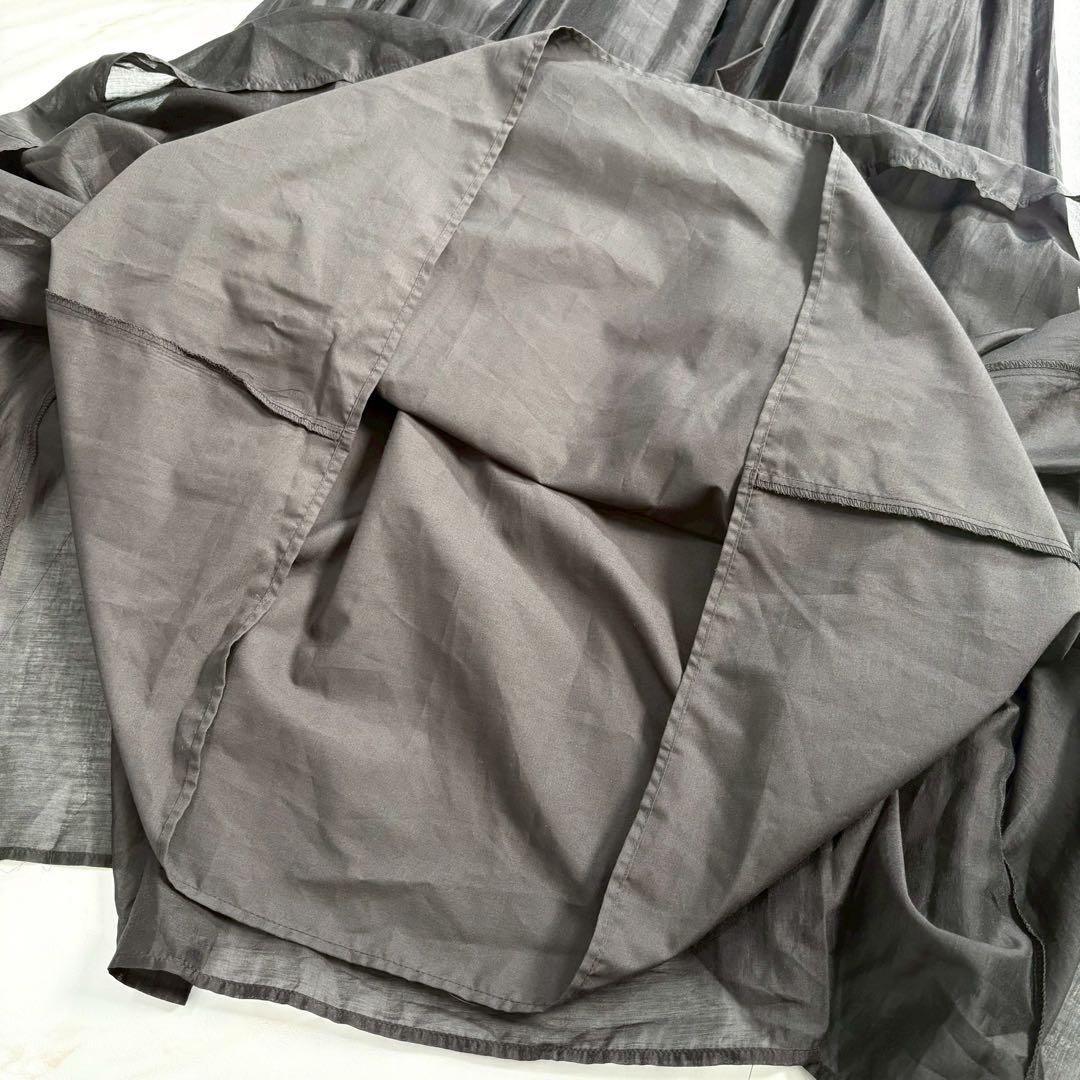 【極美品】Aya × CAROLINA GLASER フリルワンピース M 黒