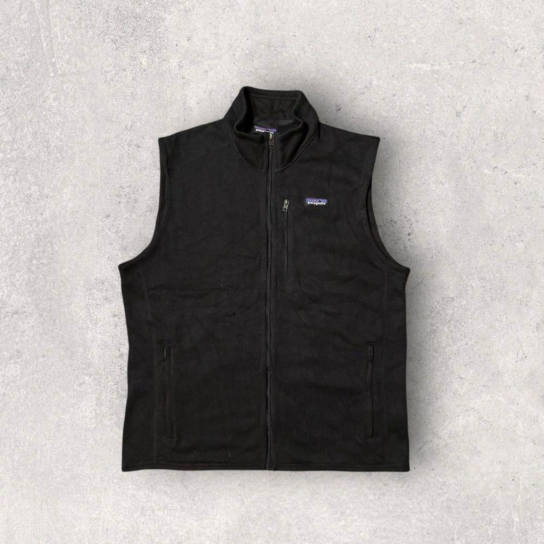 【パタゴニア】ベターセーターベスト　フリースベスト　黒　XL 19年製　美品 f