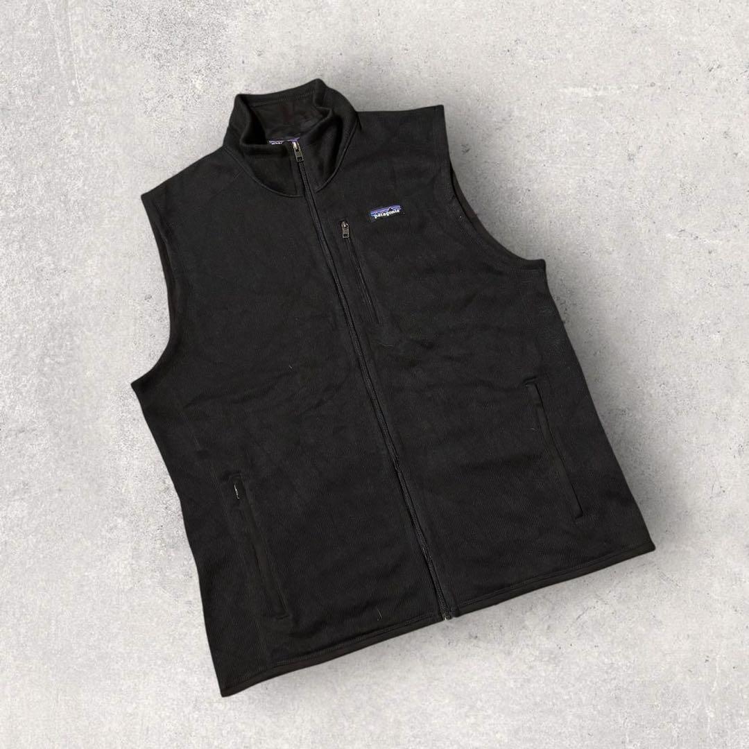 【パタゴニア】ベターセーターベスト　フリースベスト　黒　XL 19年製　美品 f