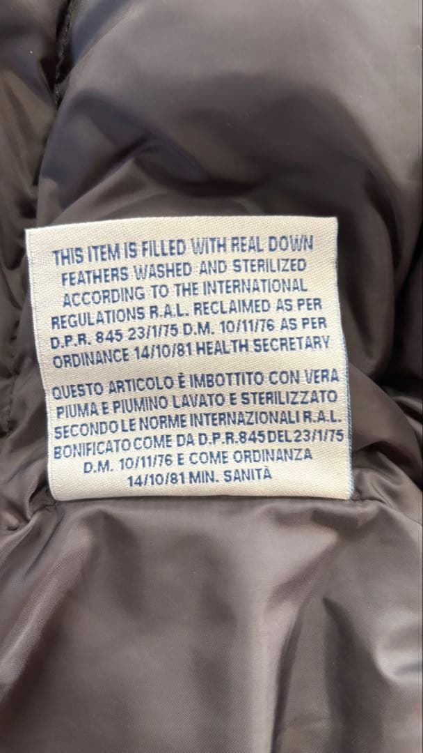 【TOM】MONCLER　ダウンベスト