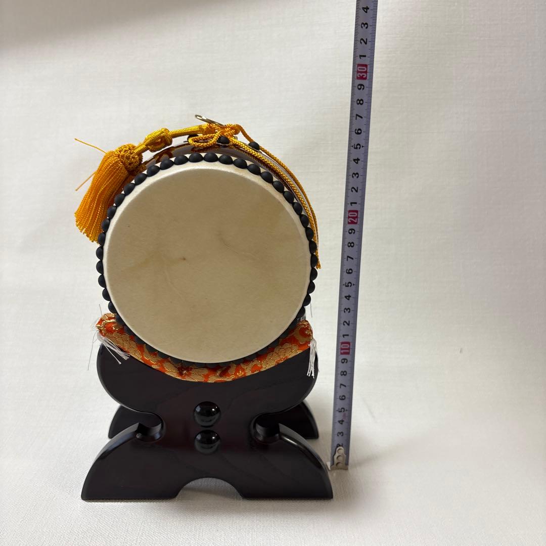 ミニ和太鼓　バチ　本格的太鼓　太鼓　台セット　記念品　装飾品