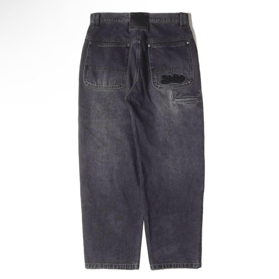 superme ディッキーズ　ダブルニー　バギーデニムパンツ　30