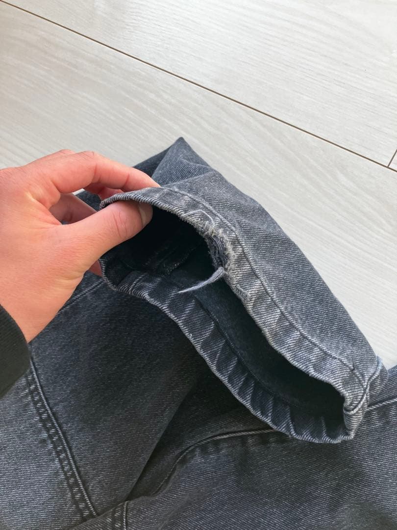 superme ディッキーズ　ダブルニー　バギーデニムパンツ　30