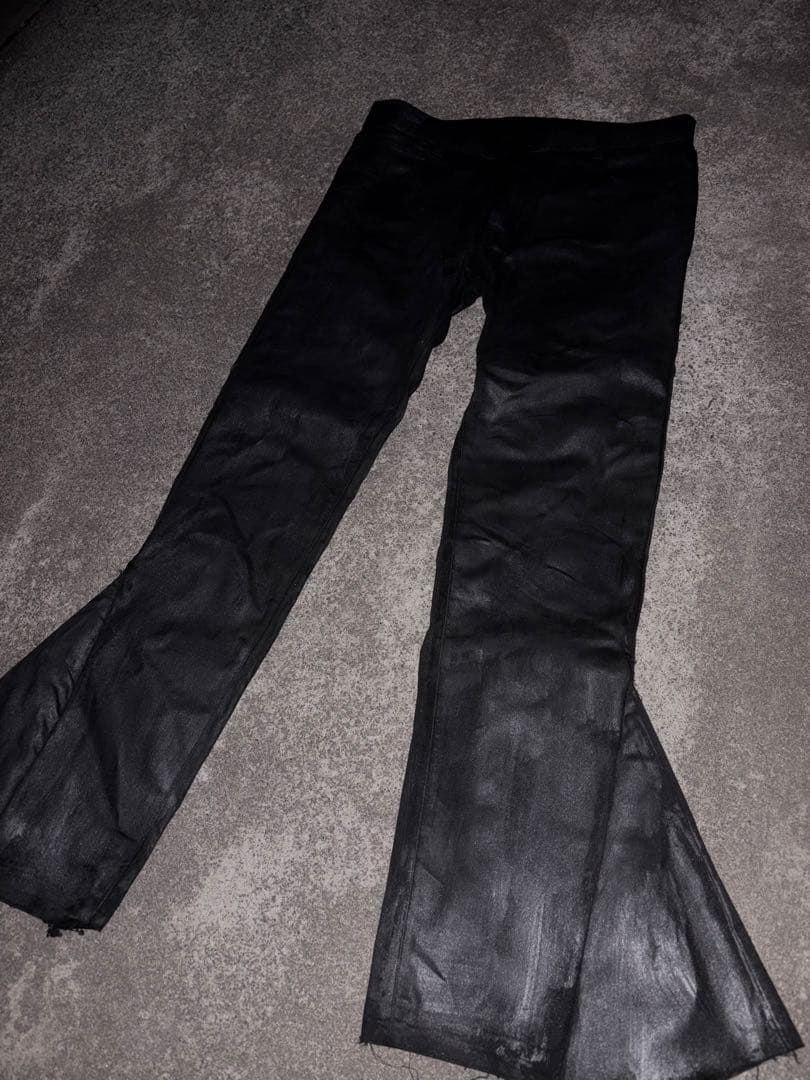 【archive】00sコーティングデニムパンツ ダークウェア エディ期 y2k