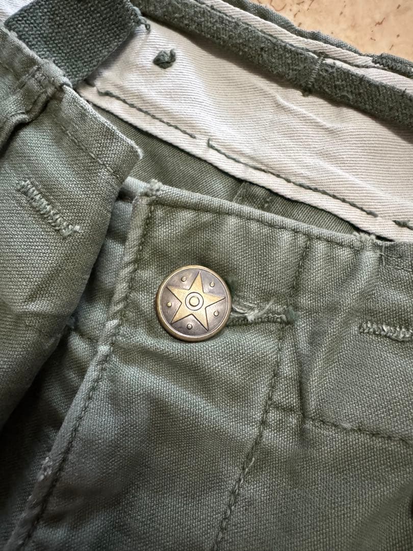 50's U.S.ARMY M-51 剥き出しスナップボタン フィールドパンツ