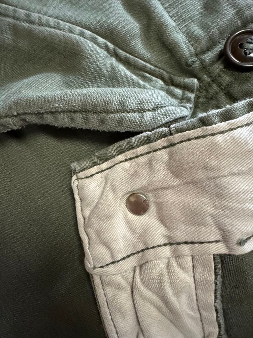 50's U.S.ARMY M-51 剥き出しスナップボタン フィールドパンツ
