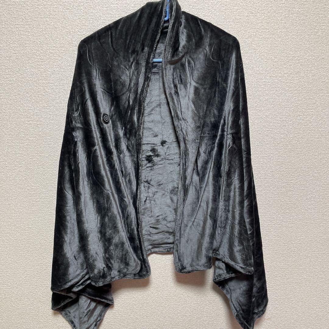 電気毛布 数秒で発熱 すぐに温まるUSB電気毛布 丸ごと洗える電気毛布　グレー