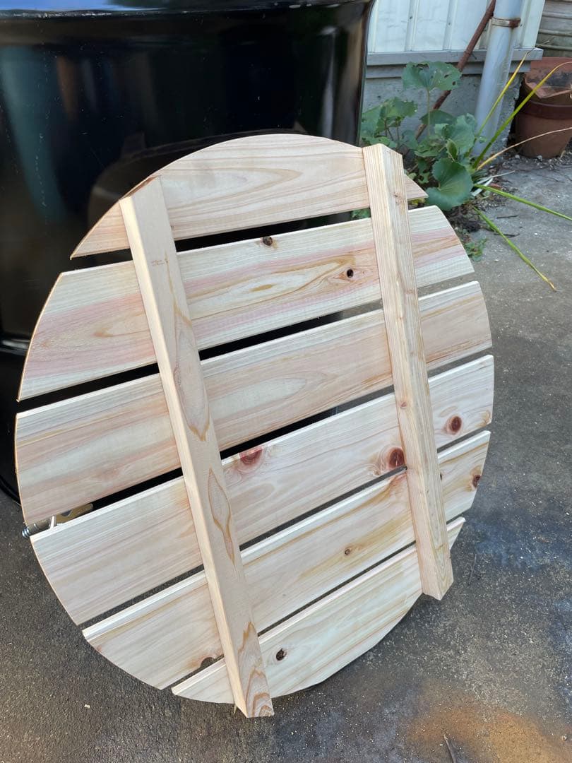 キャニオン ドラム缶風呂 排水蛇口とすのこ付き 2個