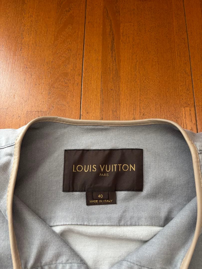 姫【美品】Louis Vuitton グレー デニムジャケットヴィンテージ