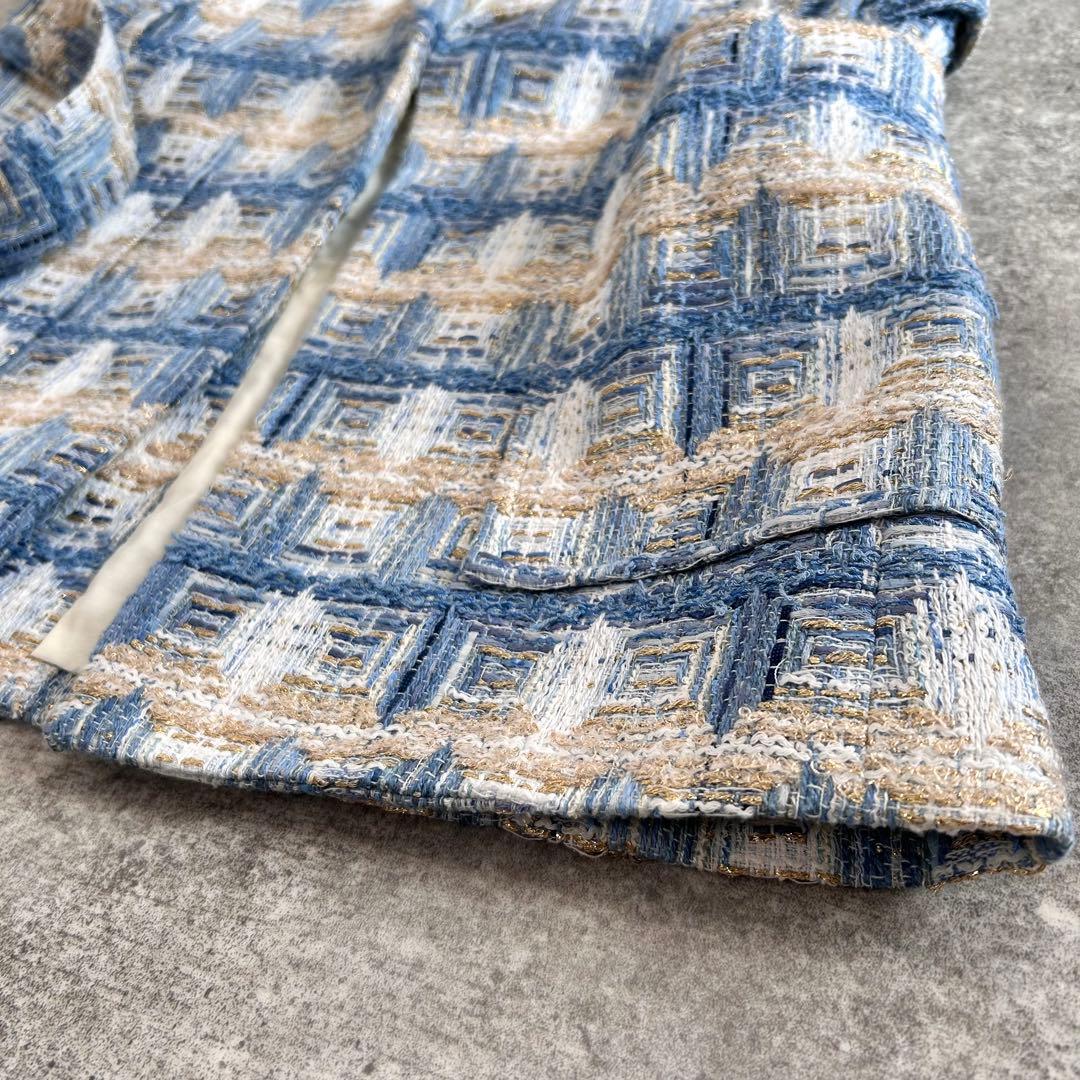 ⭐️¥9.4万⭐️ デプレ　トゥモローランド　華やか　ツイード　ベスト　ジレ　はおり