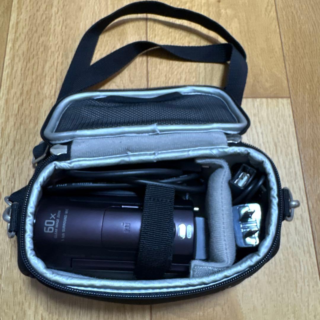 【中古】SONY HDHandycam HDR-CX670 ボルドーブラウン