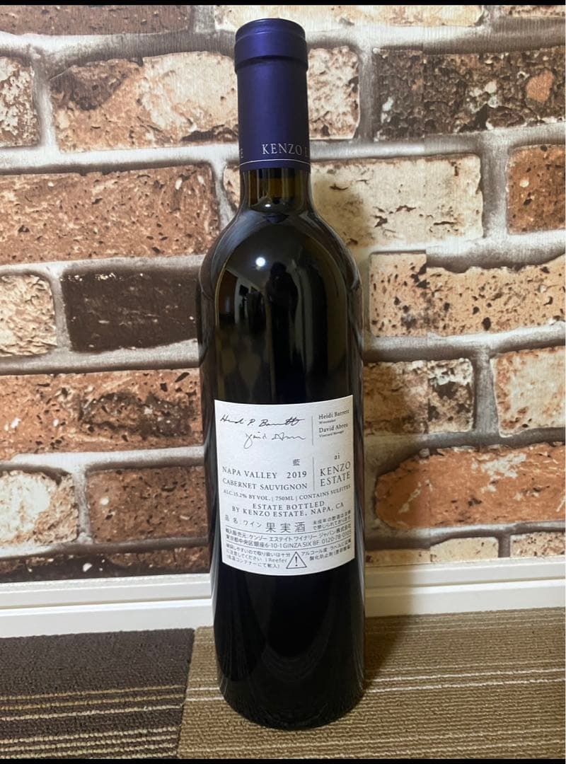 ワイン ai KENZO 2019 Napa Valley