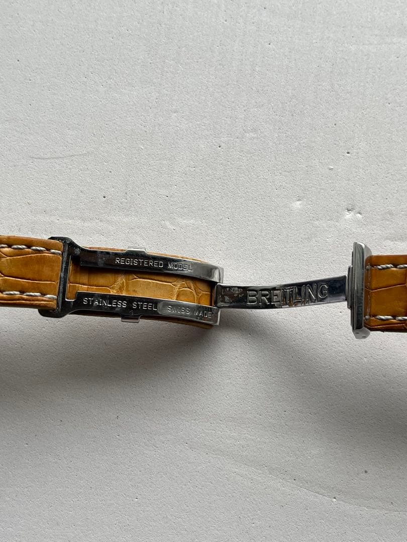 BREITLING クロコレザーベルト ブライトリング　純正