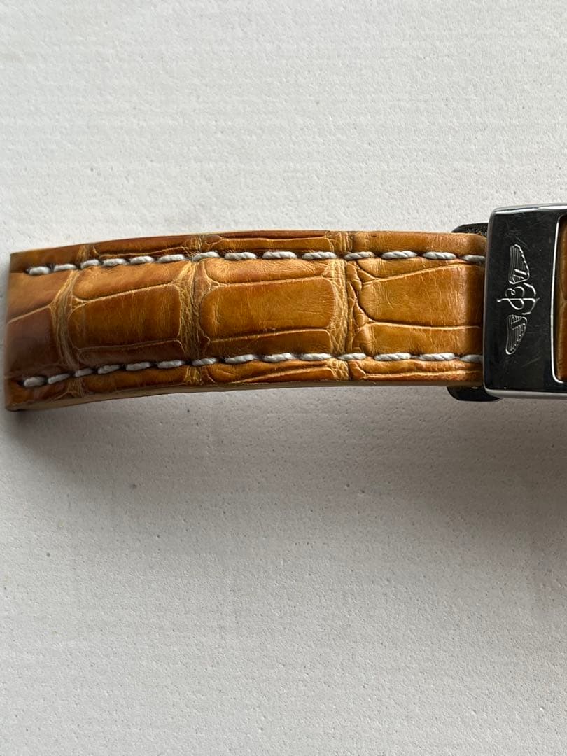 BREITLING クロコレザーベルト ブライトリング　純正