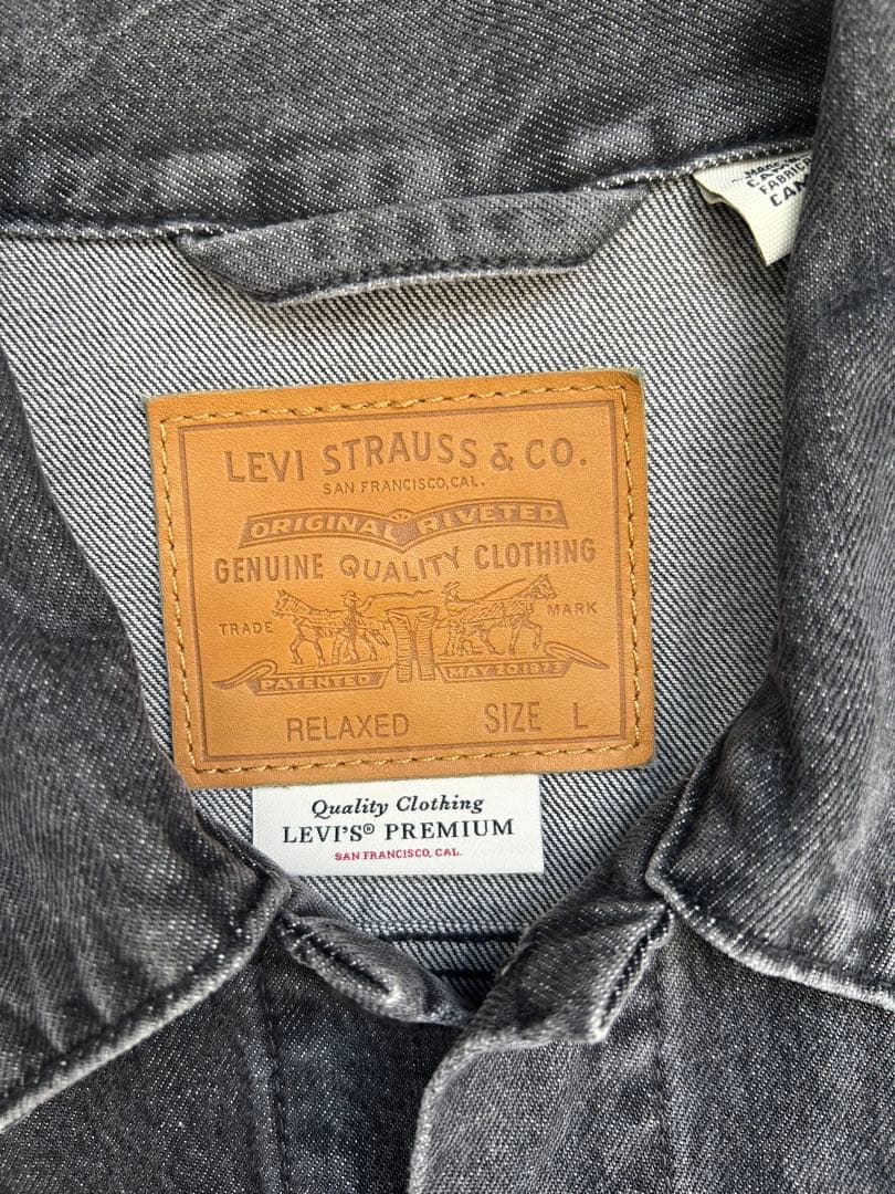 Levi's 黒デニムセットアップ