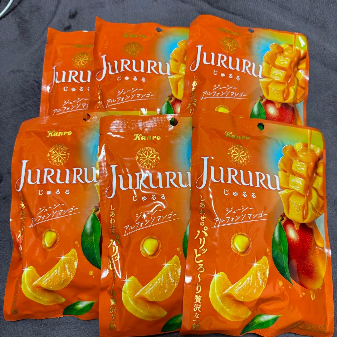 カンロ　じゅるる　ジューシーマンゴー　100袋