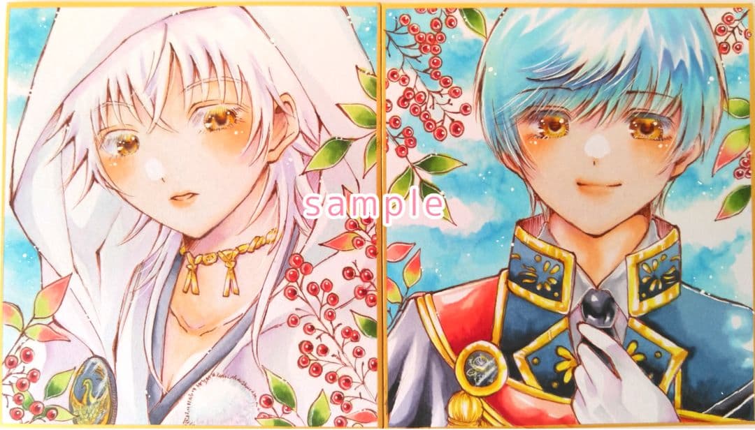 手描きイラスト　2点セット