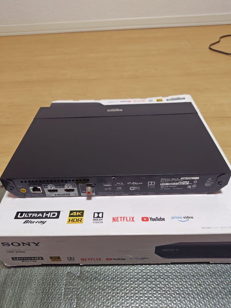 SONY UBP-X700 Ultra HD Blu-rayプレーヤー