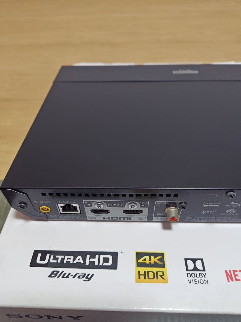 SONY UBP-X700 Ultra HD Blu-rayプレーヤー