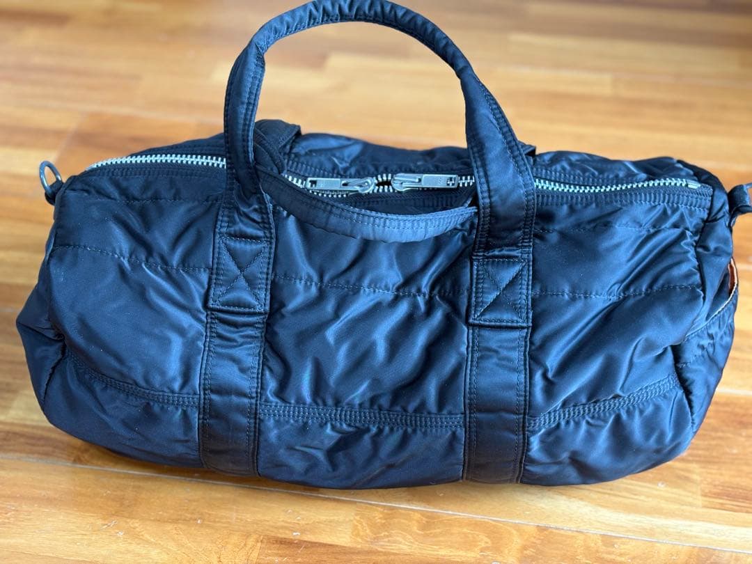 PORTER ドラムボストンバッグ 黒