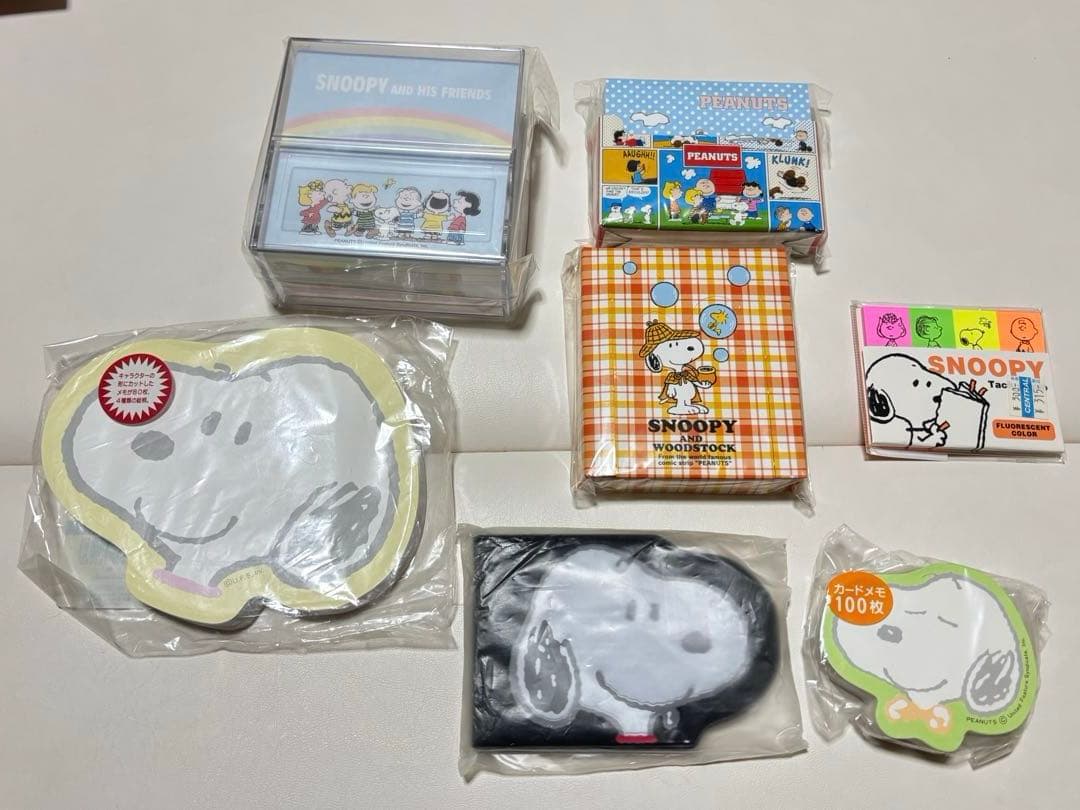チ*ん様 スヌーピー メモ帳 文房具 7点セット