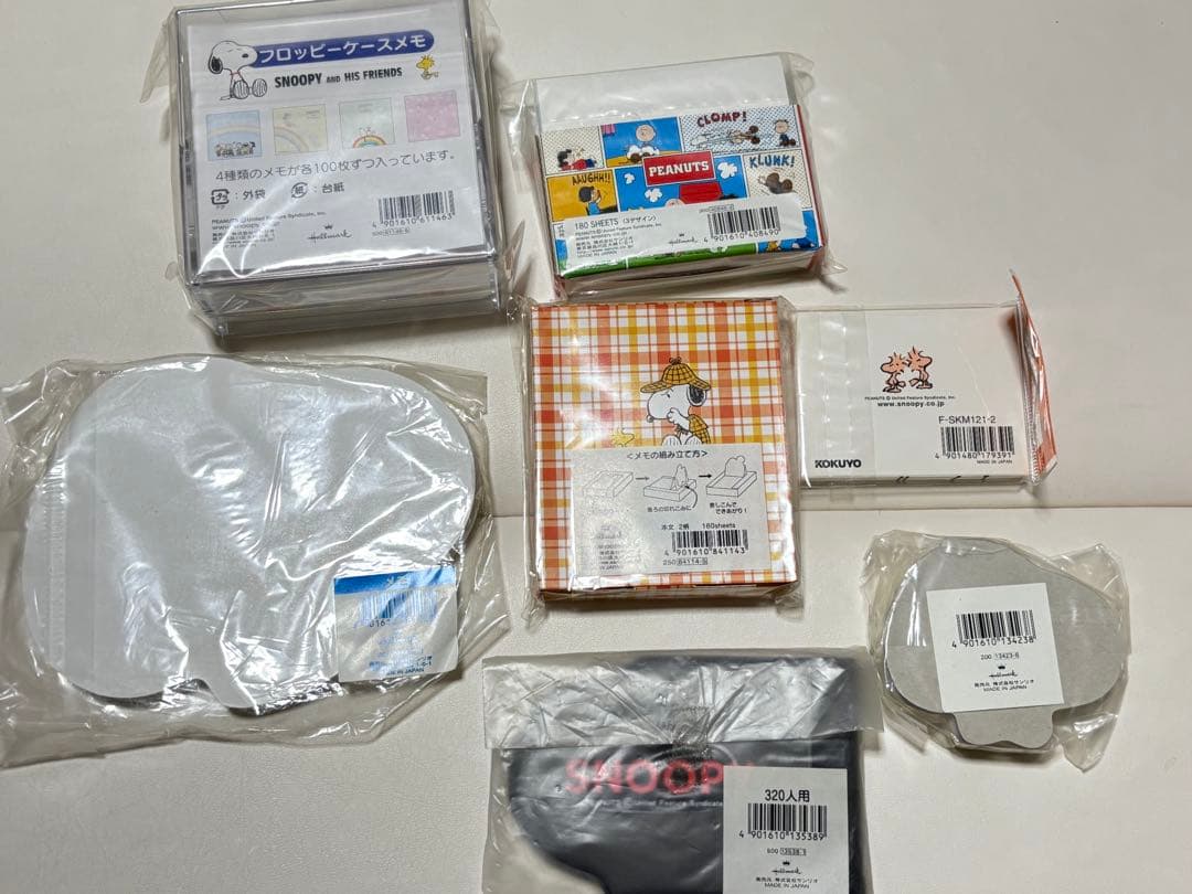 チ*ん様 スヌーピー メモ帳 文房具 7点セット