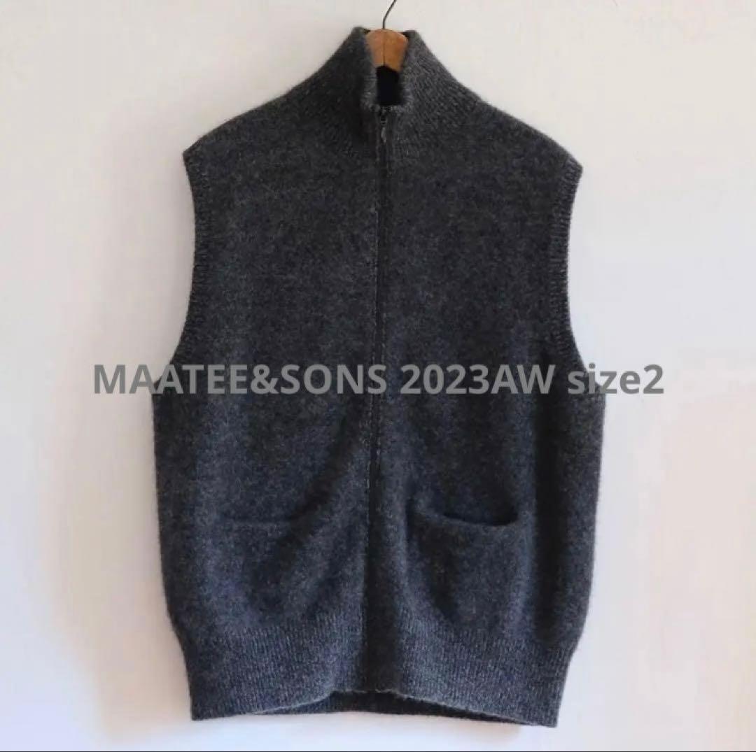 【最終】MAATEE&SONS CASHEMERE 強圧縮 JIP VEST