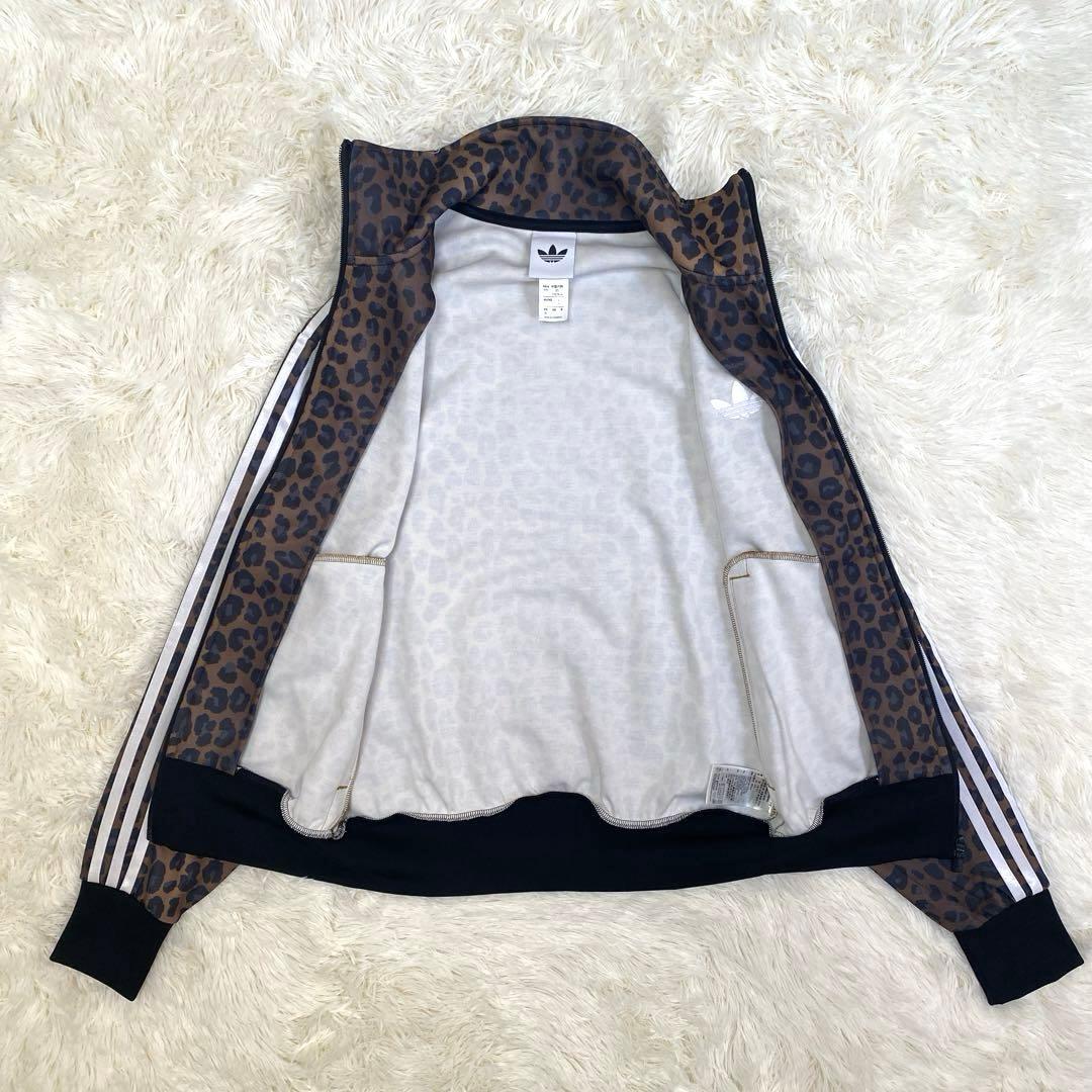未使用級✨adidas 限定モデル レオパード トラックジャケット ヒョウ柄