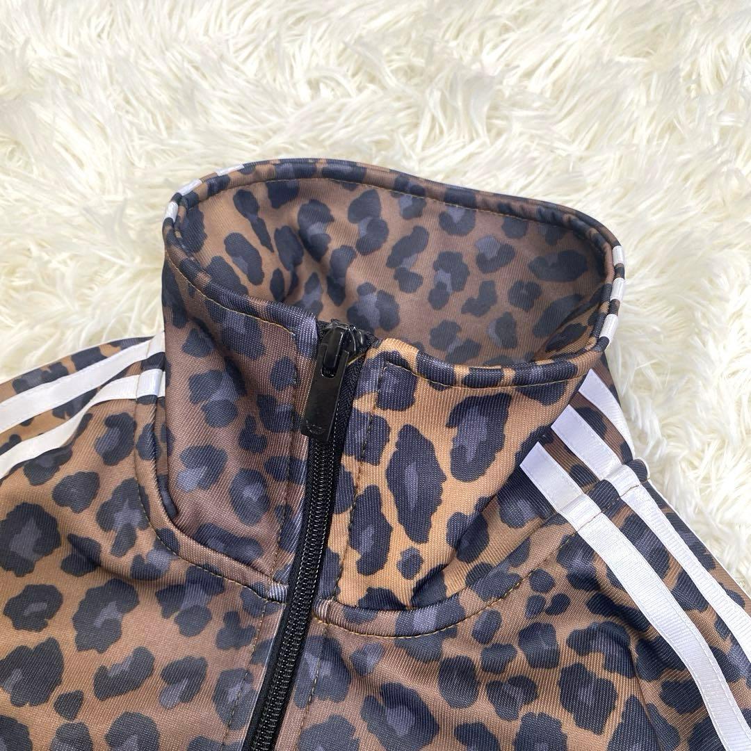 未使用級✨adidas 限定モデル レオパード トラックジャケット ヒョウ柄